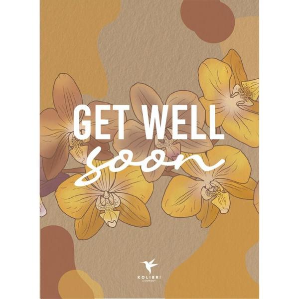 Ansichtkaart: Get well soon  BotanicBridge