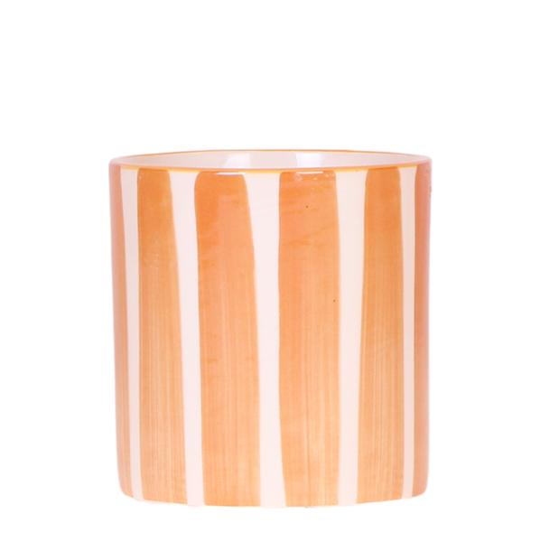 Kolibri Home | Painted stripe  - Orange - Ø9cm  BotanicBridge