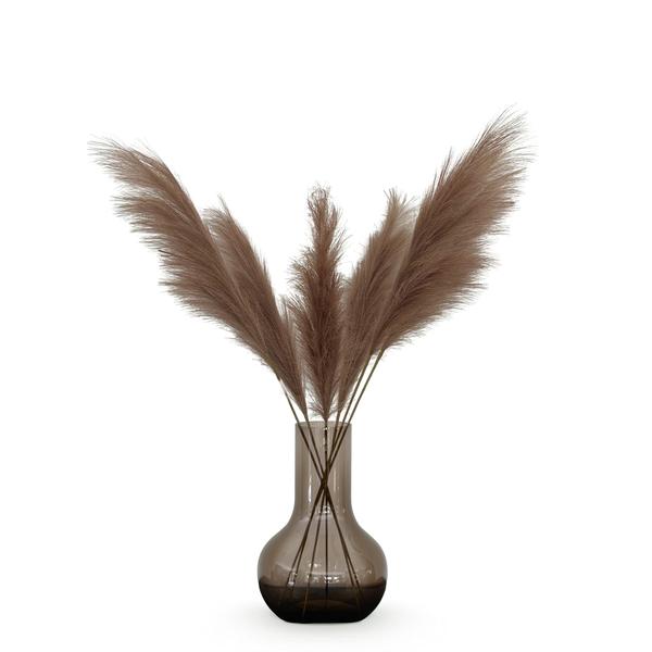 Kunstbloemen Solo - x 6 - 115cm - Pampas Plumes - Brown  BotanicBridge