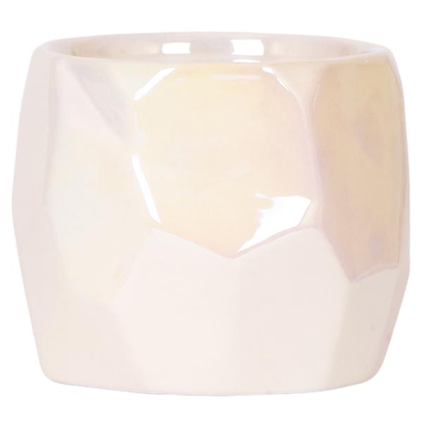 Kolibri Home I Pearl pot - Travertine - Ø12cm  BotanicBridge