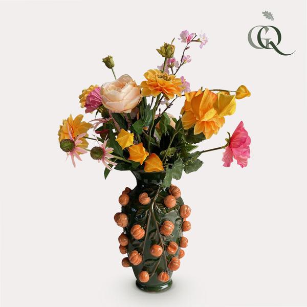 Kunstbloemen - Boeket L - Orange Summer - 80cm  BotanicBridge