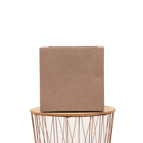 Pot Grigio Cube Bronze - D50 x H50  BotanicBridge