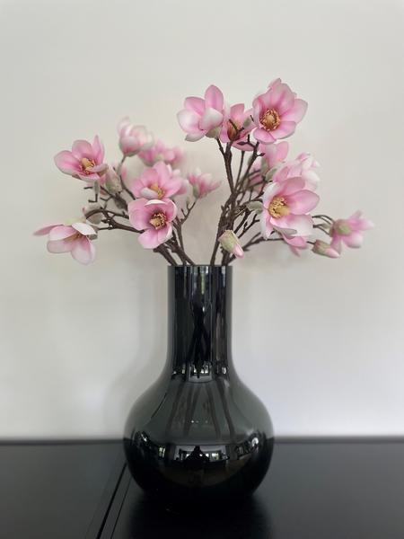 Kunstbloemen - Magnolia bloem Roze x8 -65cm  BotanicBridge