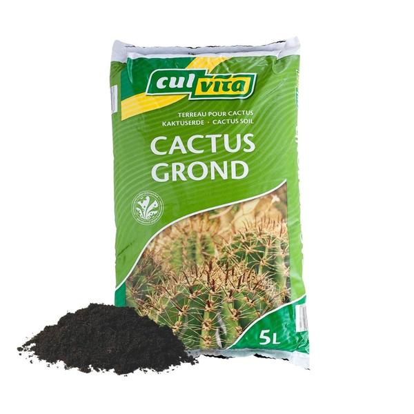 Culvita - Cactusgrond 5 liter - potgrond geschikt voor Cactus en vetplanten  BotanicBridge