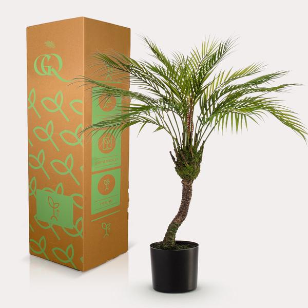 Kunstplant - Chamaedorea - Bergpalm - 85 cm  BotanicBridge