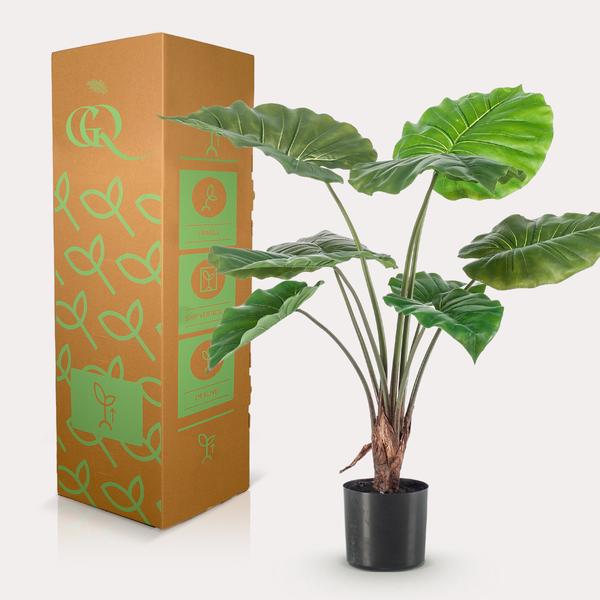 Kunstplant - Alocasia - Olifantsoor - 70 cm  BotanicBridge